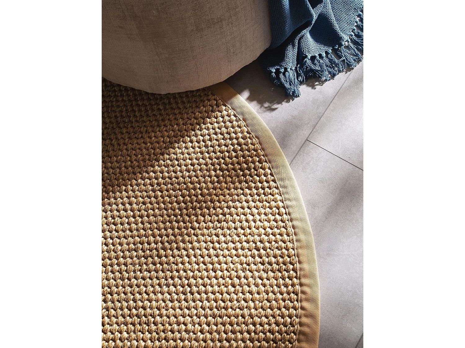 Tapis sisal Greta Crème ø 150 cm rond