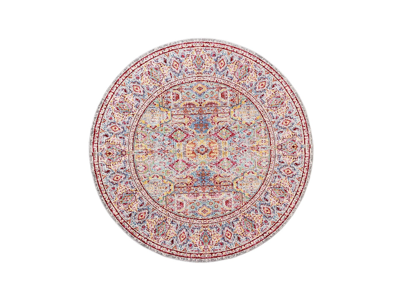 Tapis Visconti Multicouleur ø 120 cm rond