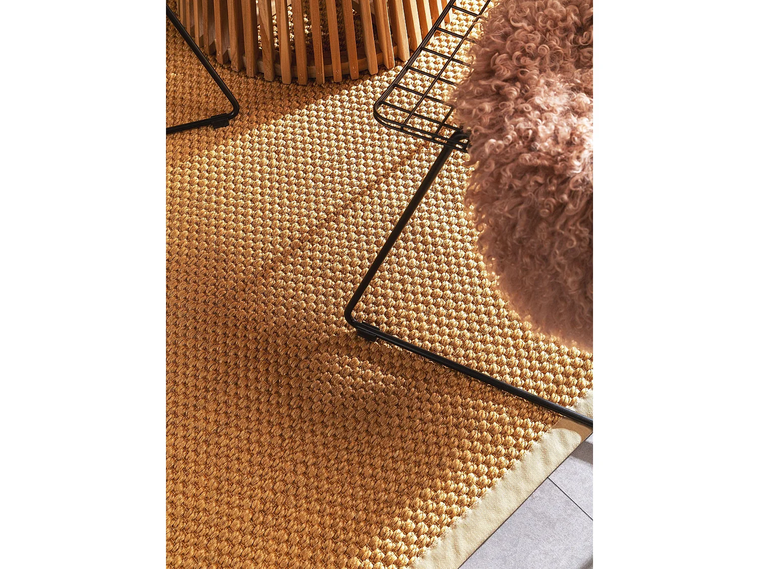 Tapis sisal Greta Beige 240x340 cm