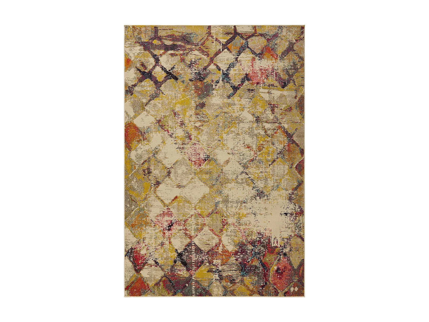 Tapis Casa Beige/Multicouleur 120x170 cm
