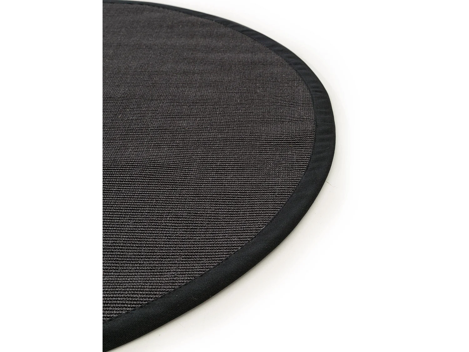 Tapis sisal Sana Noir ø 250 cm rond