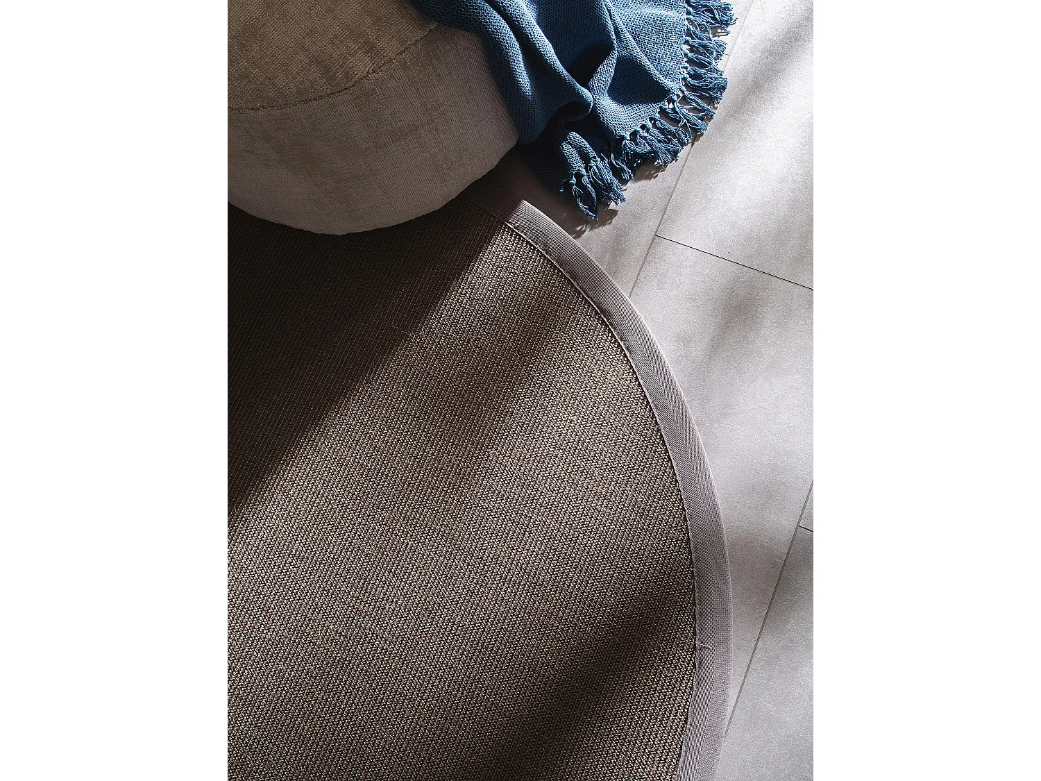 Tapis sisal Sana Gris ø 200 cm rond