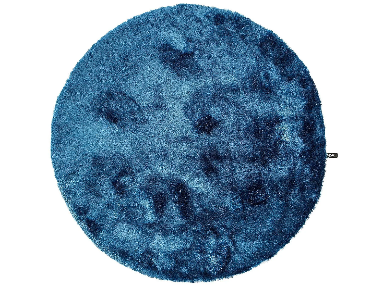 Tapis à poils longs Whisper Bleu ø 200 cm rond