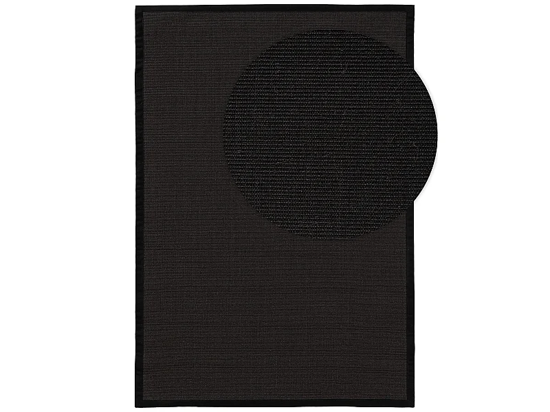 Tapis sisal Sana Noir 300x400 cm