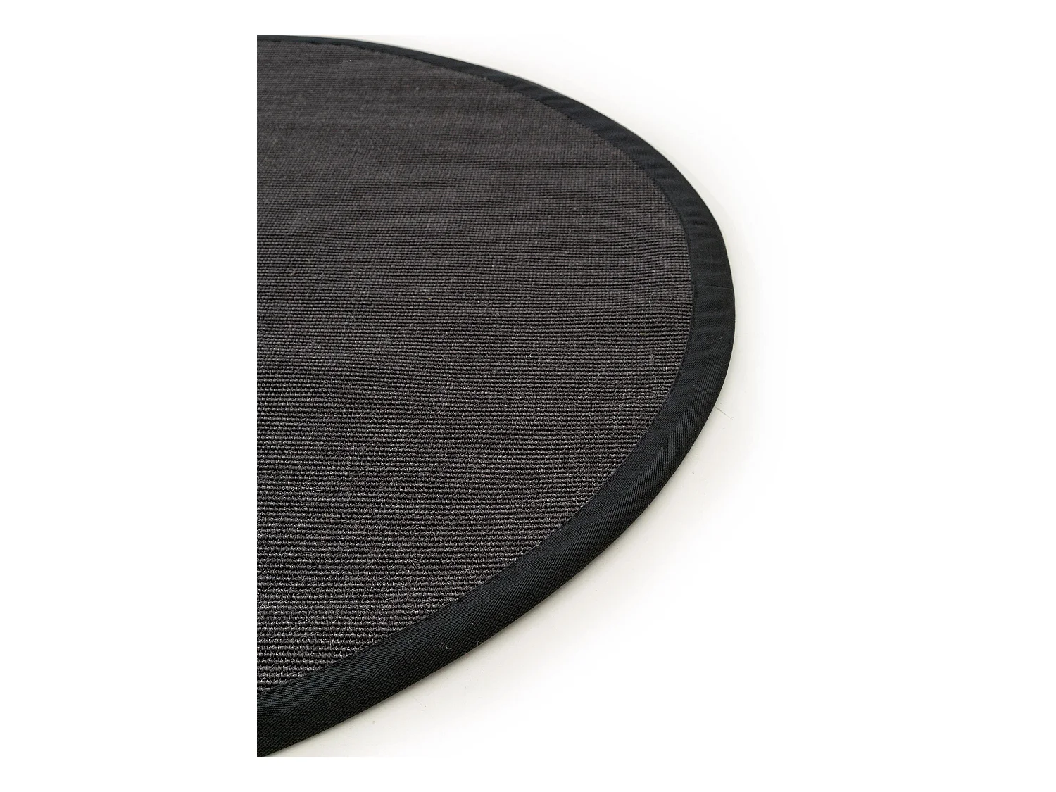 Tapis sisal Sana Noir ø 150 cm rond