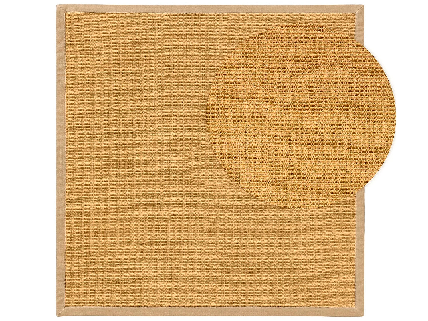 Tapis sisal Sana Beige 200x200 cm