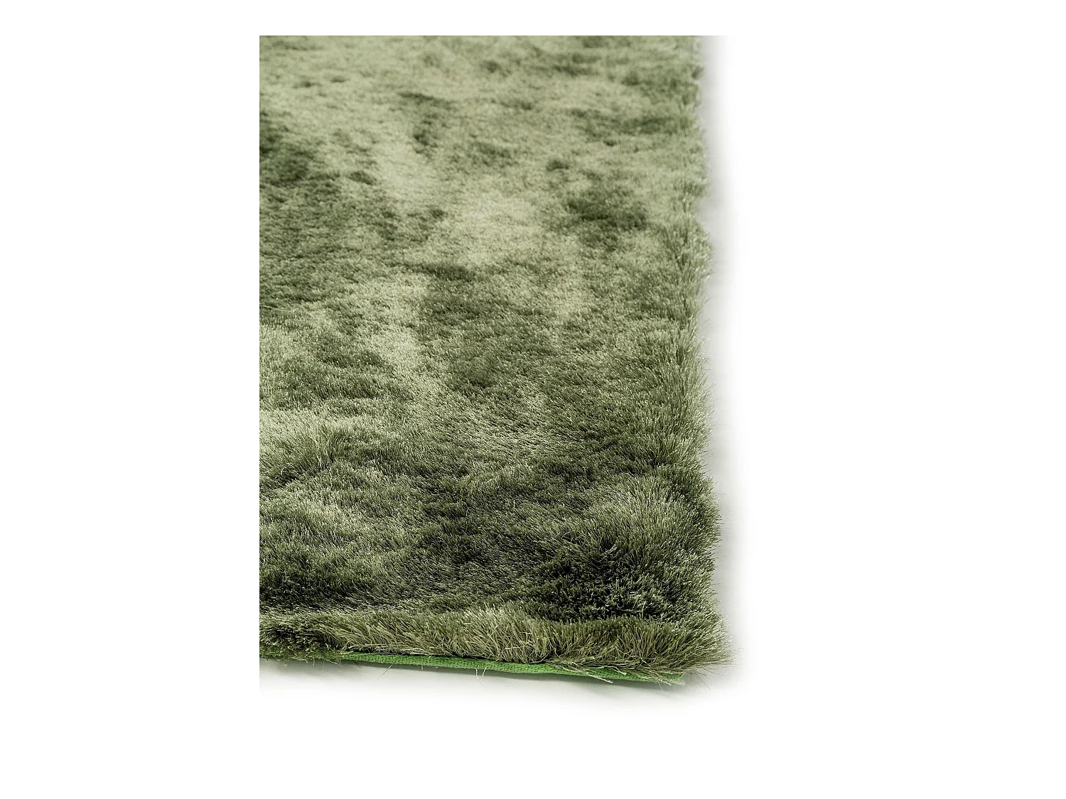 Tapis à poils longs Whisper Vert 140x200 cm