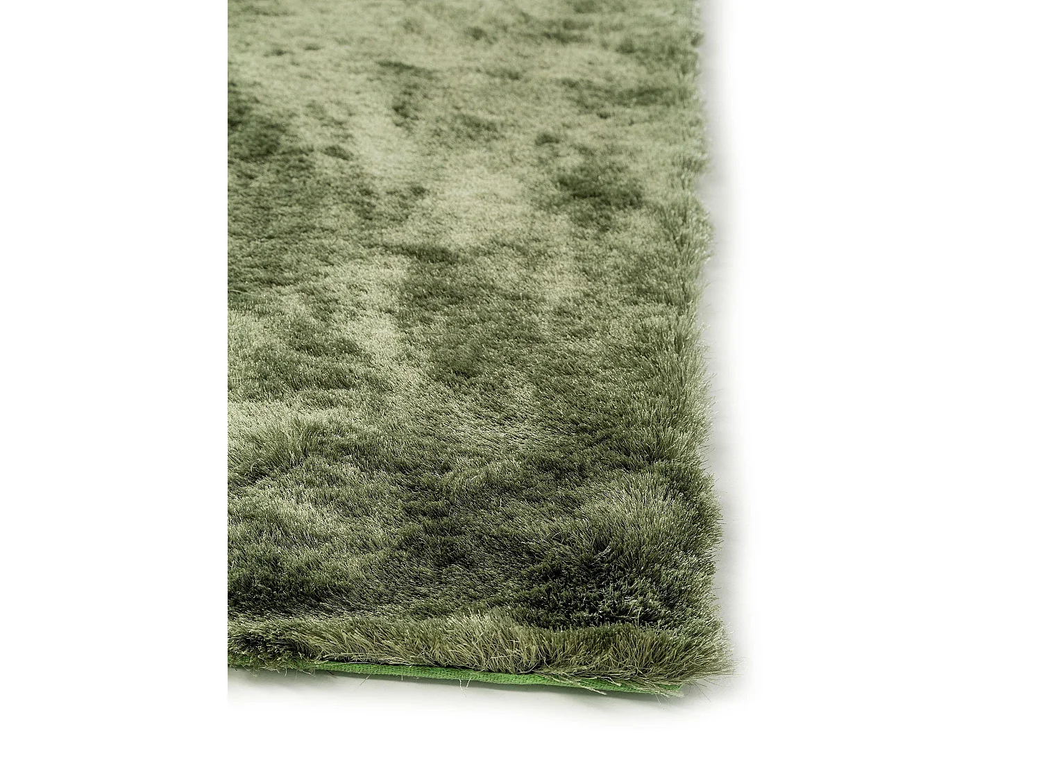 Tapis à poils longs Whisper Vert 140x200 cm