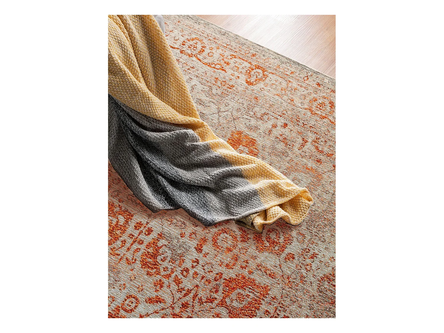 Tapis tissé à plat Tosca Multicouleur 155x235 cm