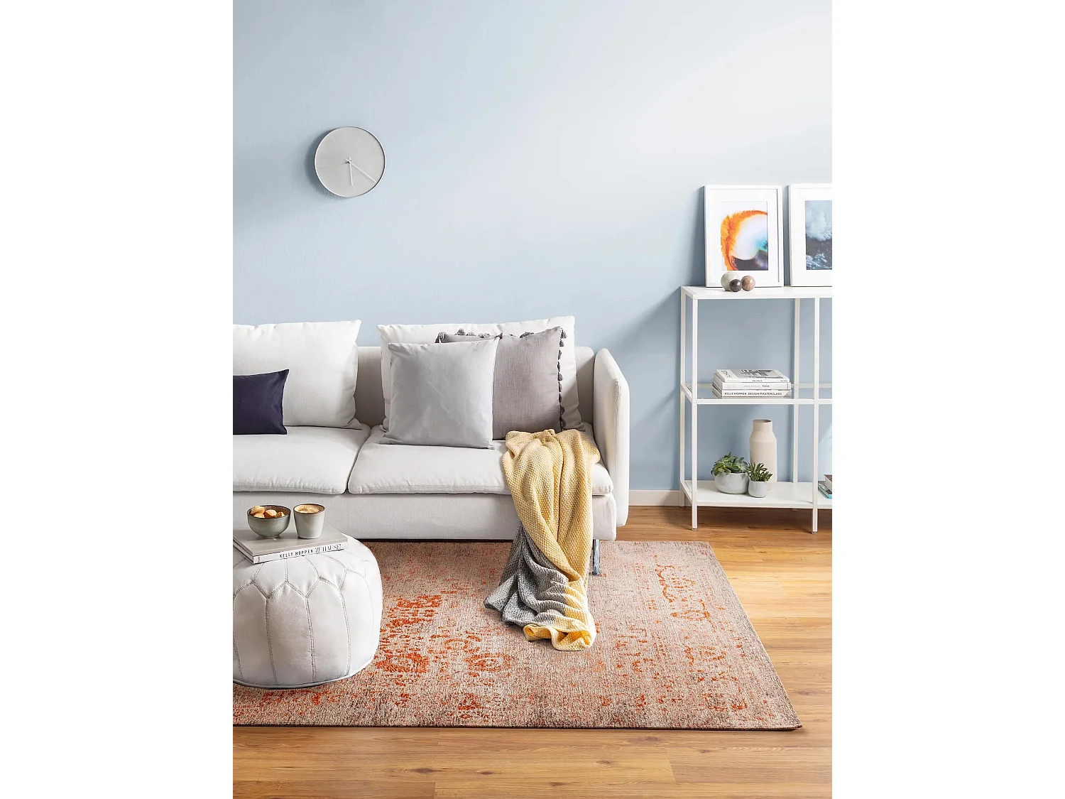Tapis tissé à plat Tosca Multicouleur 155x235 cm