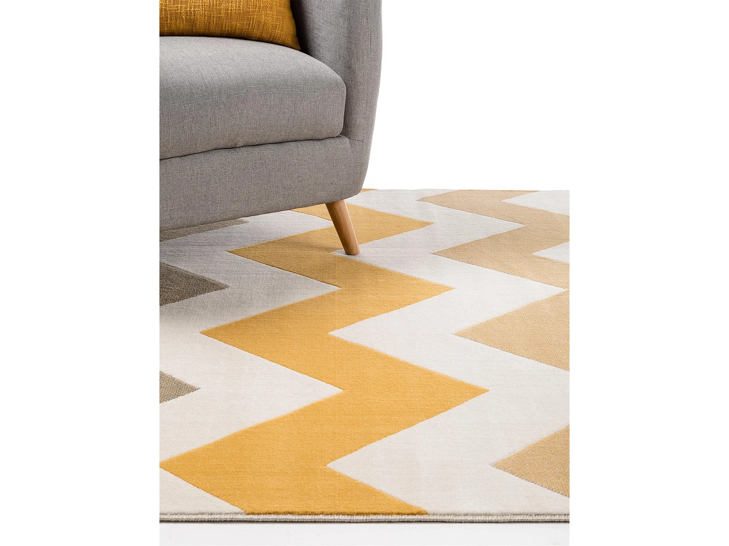 Tapis Dessert Jaune 140x200 cm