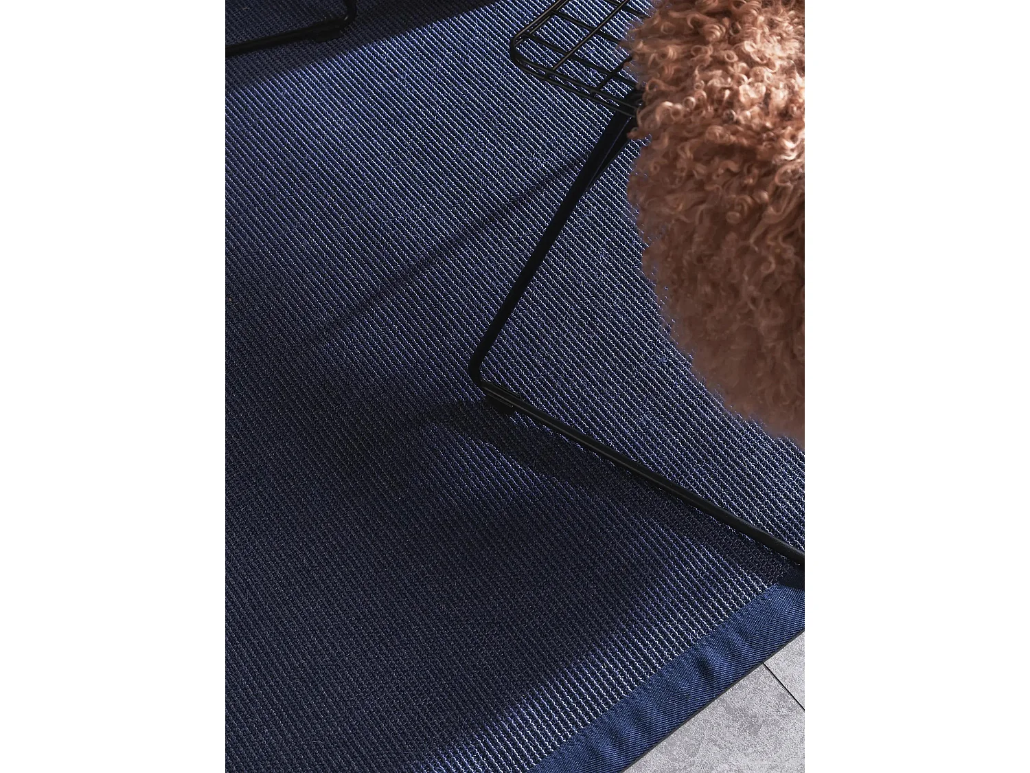 Tapis sisal Sana Bleu 300x400 cm