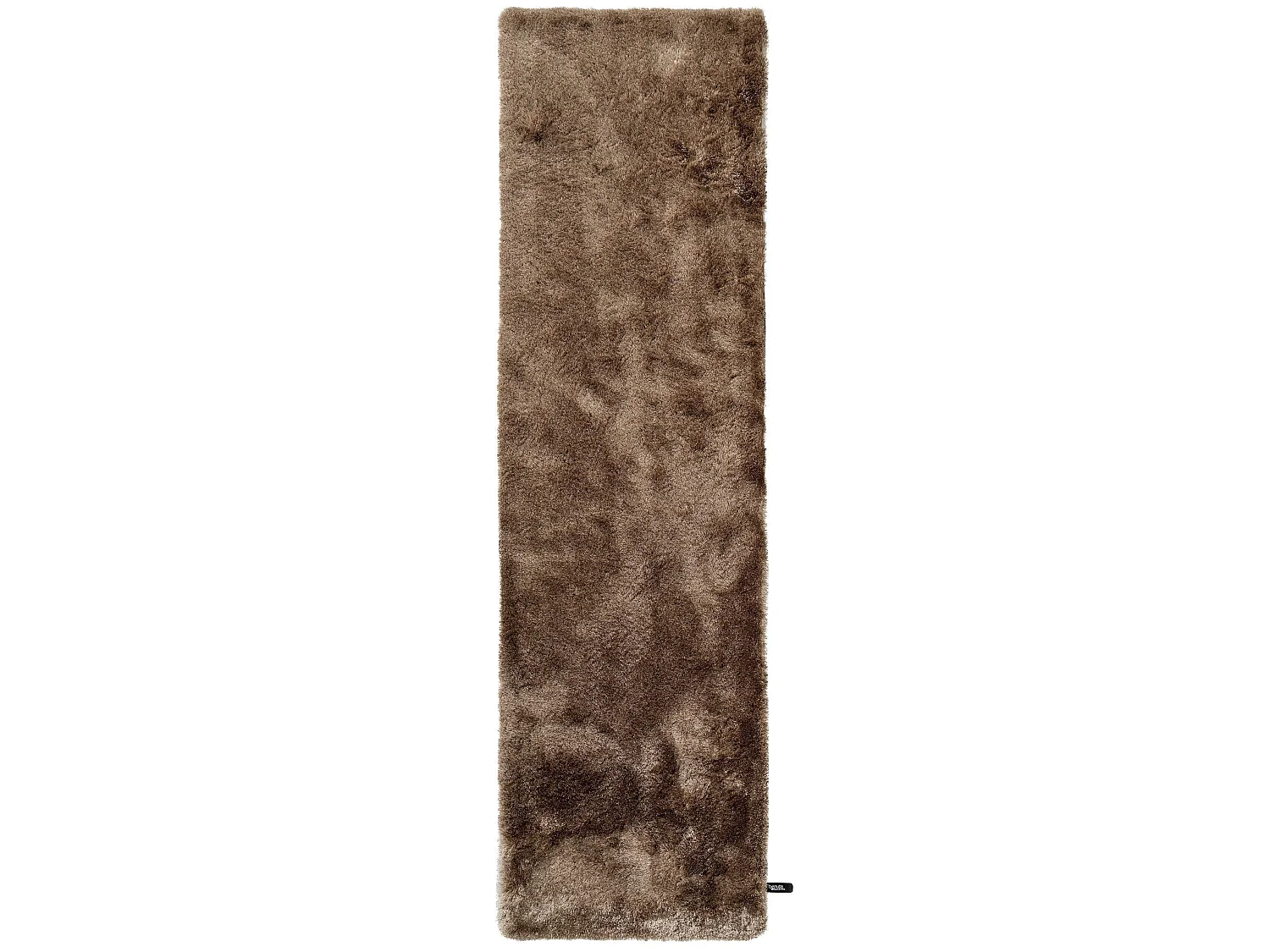 Tapis à poils longs Whisper Marron clair 80x300 cm