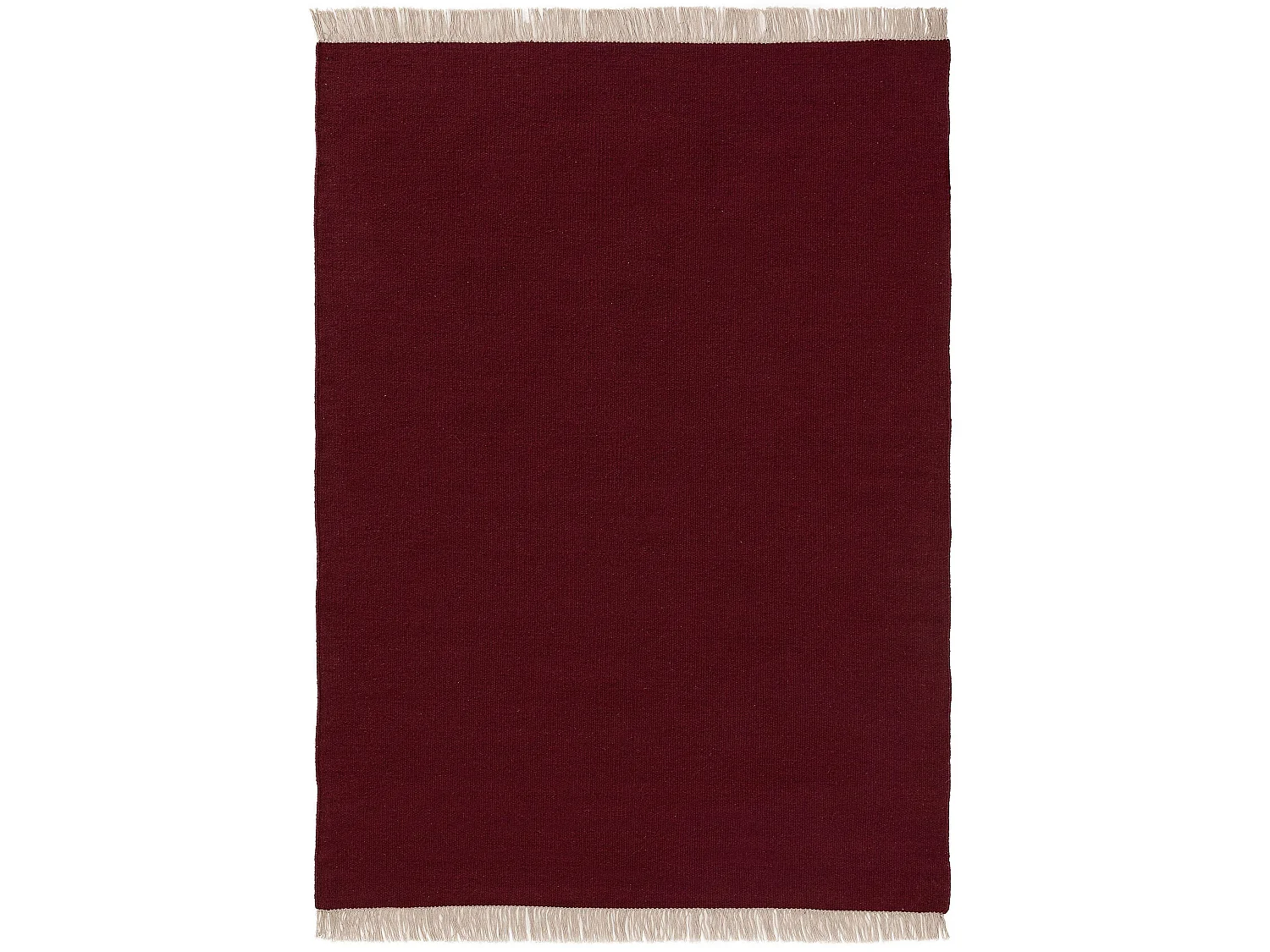 Tapis de laine Liv Rouge foncé 140x200 cm