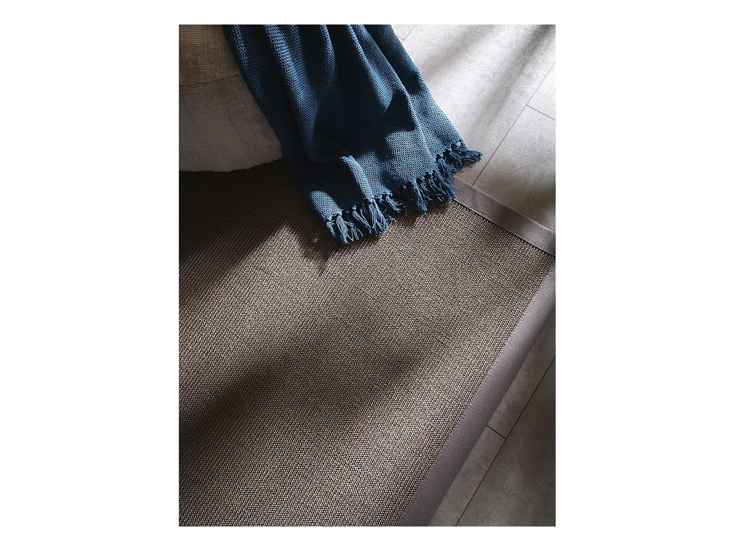 Tapis sisal Sana Gris 150x150 cm