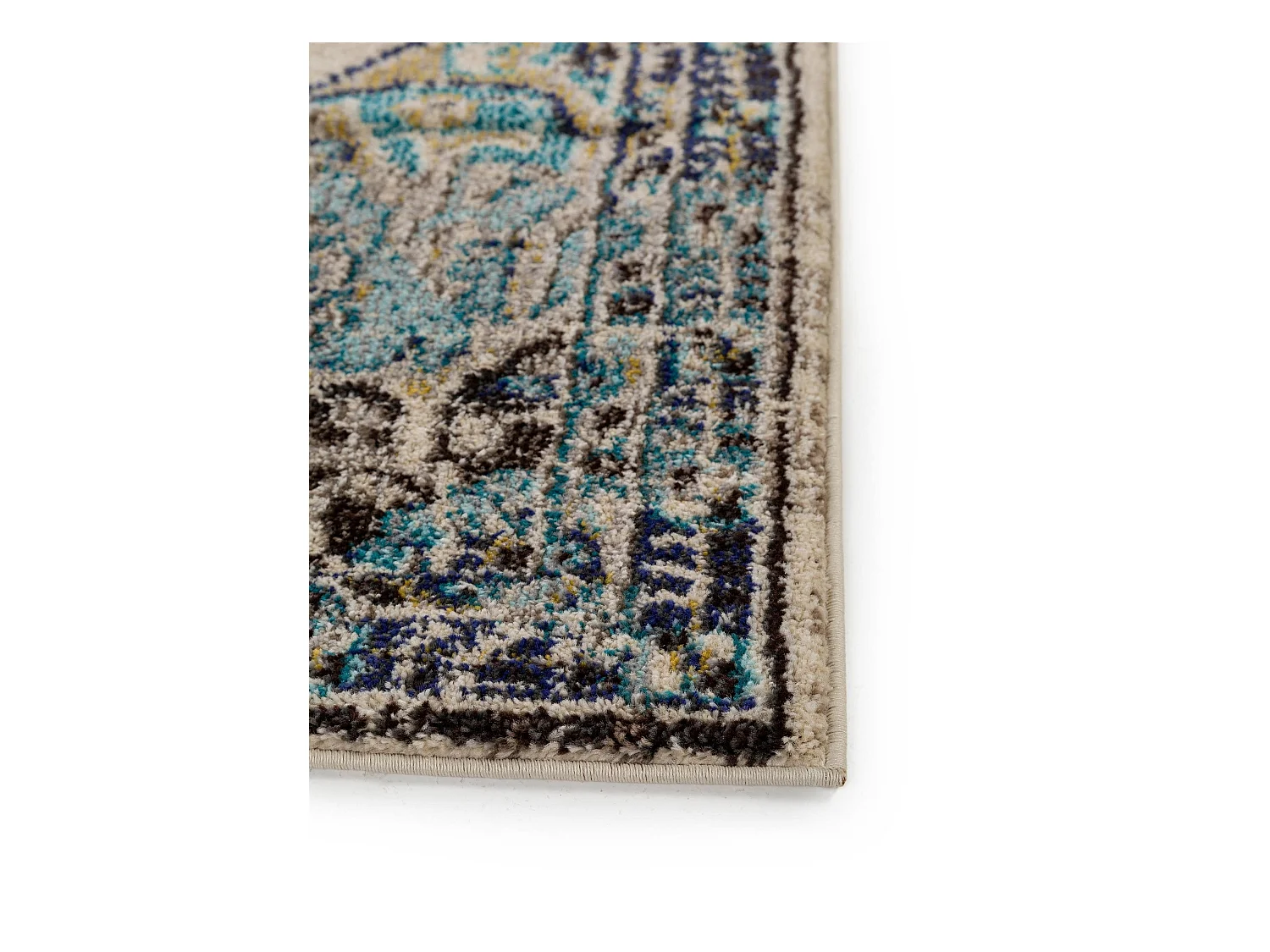 Tapis Casa Beige/Turquoise 240x340 cm