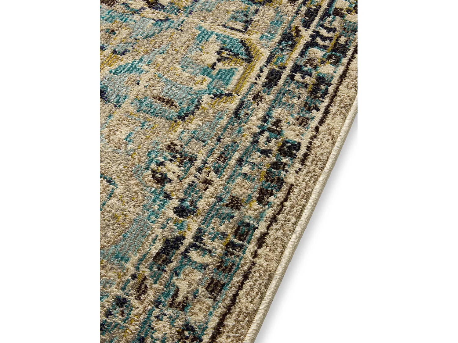 Tapis Casa Beige/Turquoise 240x340 cm