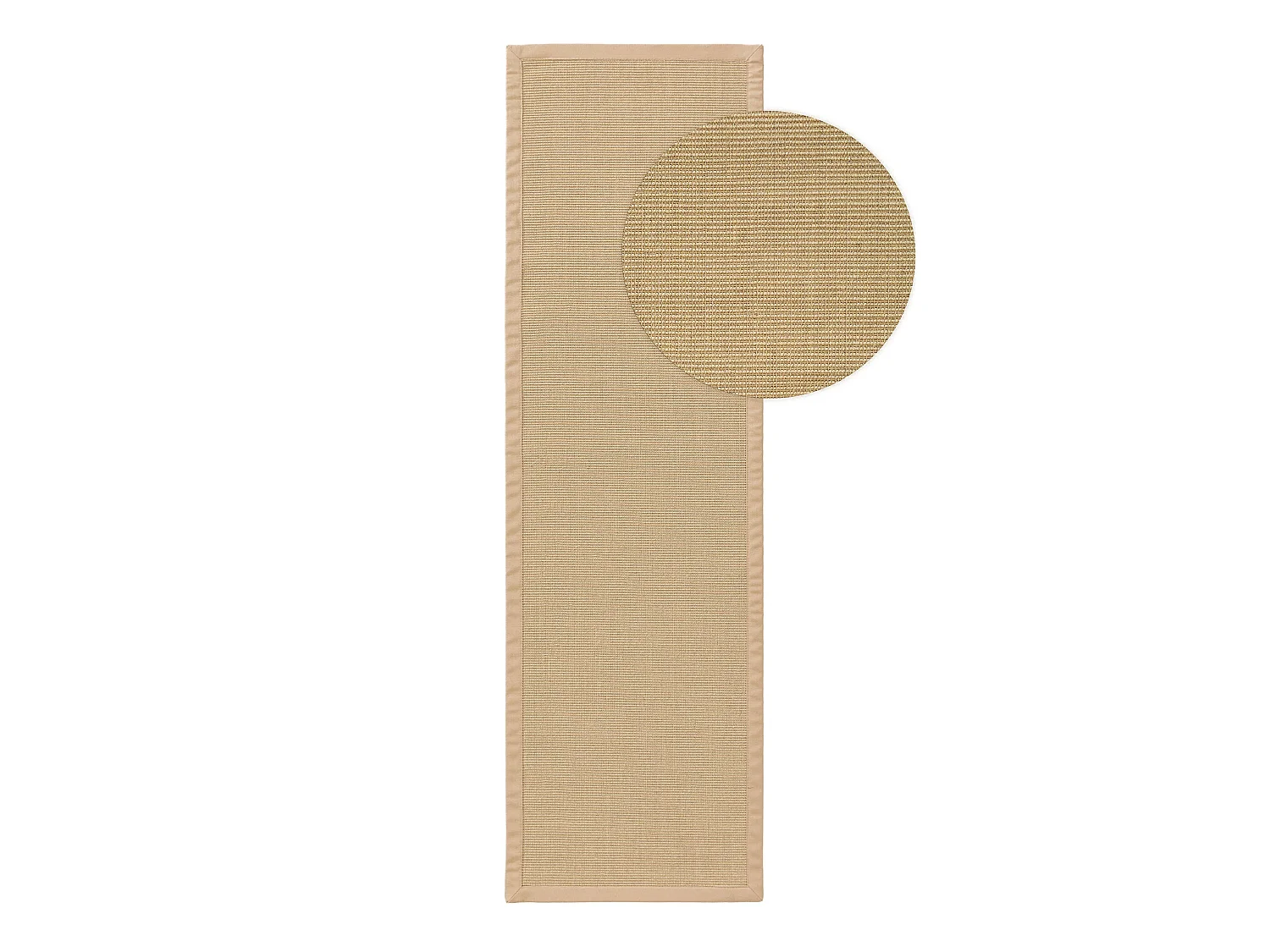 Tapis sisal Sana Crème 70x240 cm