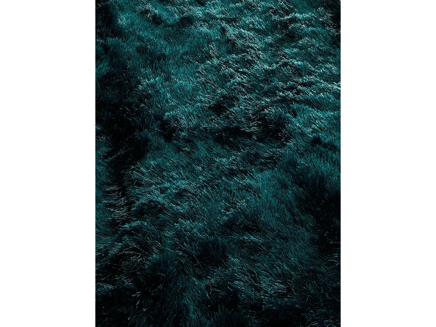 Tapis à poils longs Whisper Turquoise ø 160 cm rond