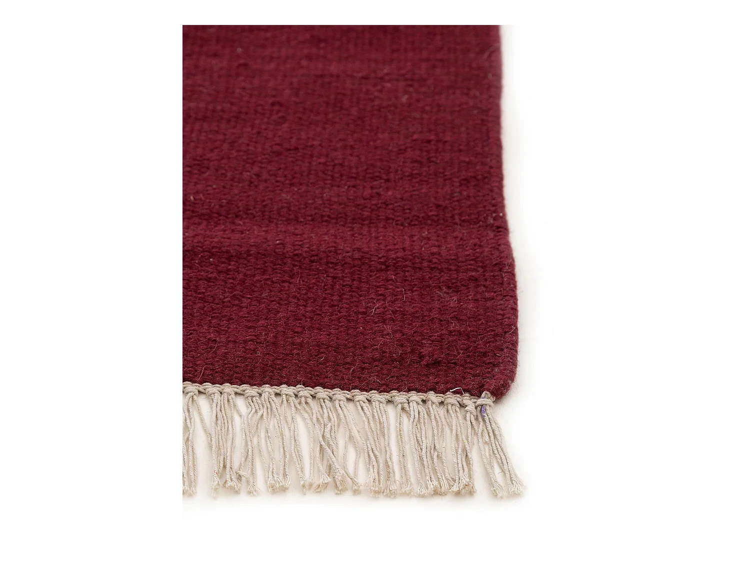 Tapis de laine Liv Rouge foncé 170x240 cm