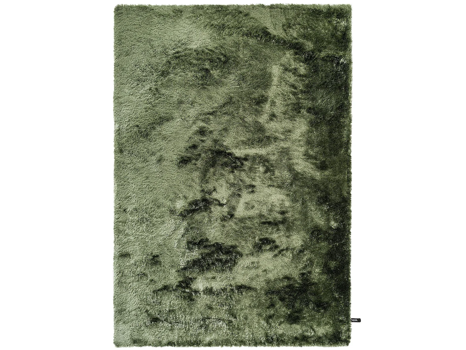Tapis à poils longs Whisper Vert 80x150 cm