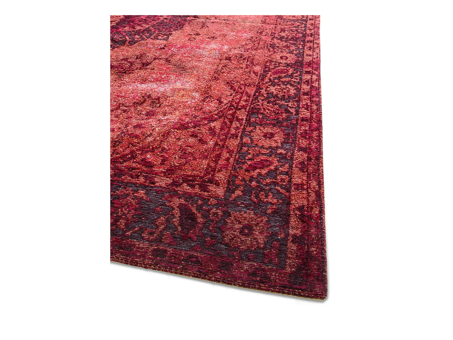 Tapis tissé à plat Tosca Rouge 195x285 cm