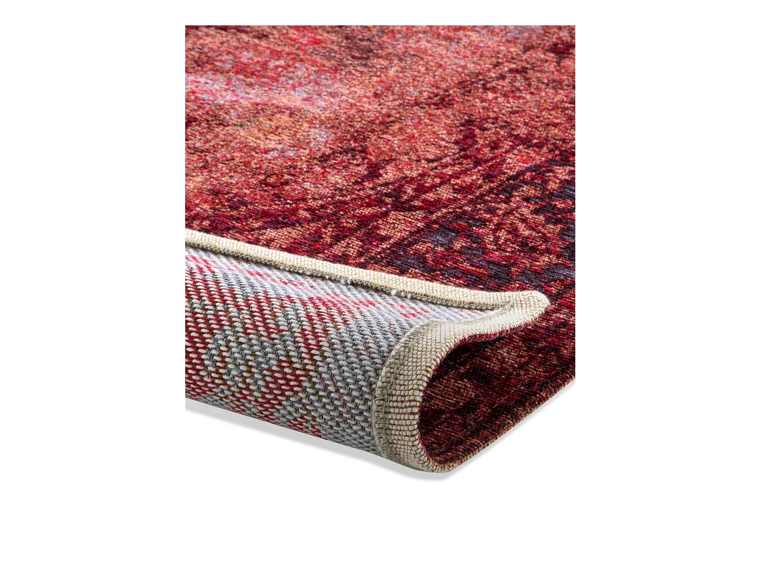 Tapis tissé à plat Tosca Rouge 195x285 cm