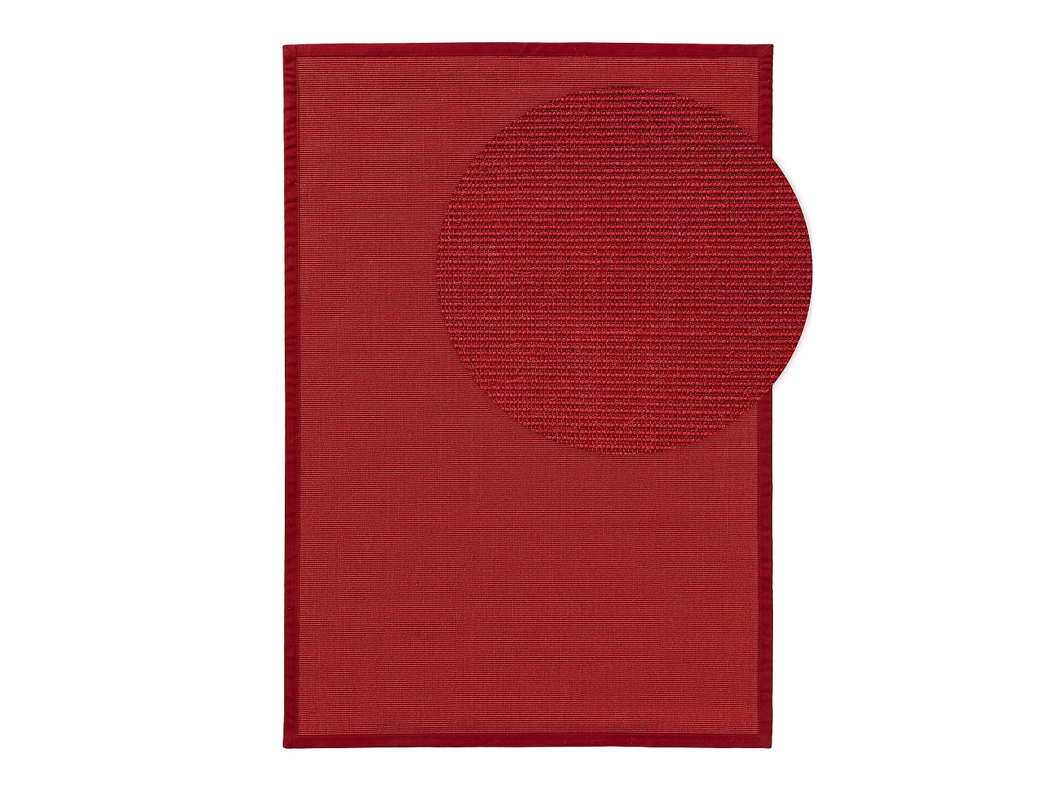 Tapis sisal Sana Rouge 240x340 cm