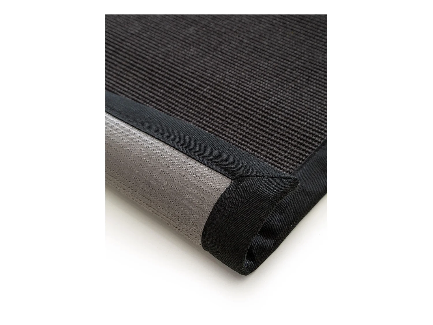 Tapis sisal Sana Noir 70x240 cm