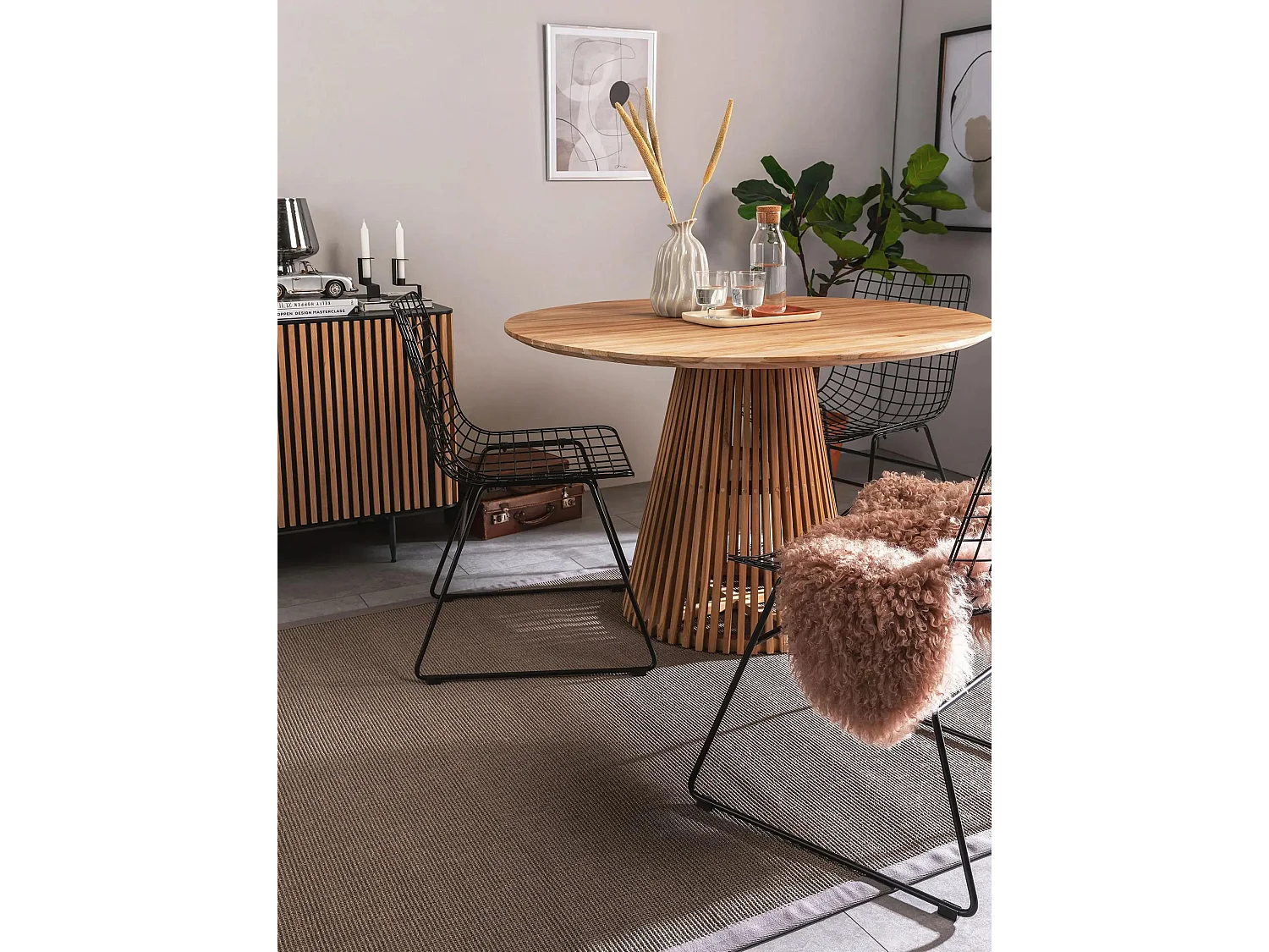 Tapis sisal Sana Gris 80x150 cm