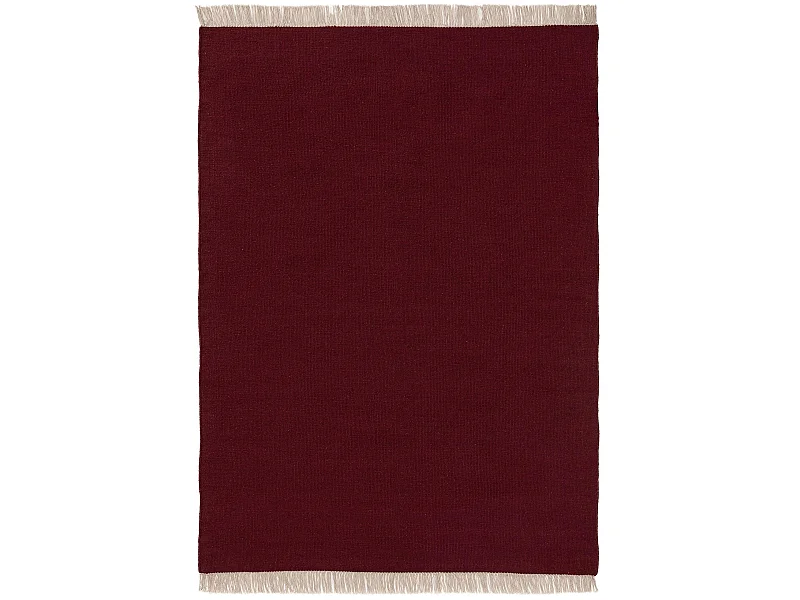 Tapis de laine Liv Rouge foncé 120x170 cm