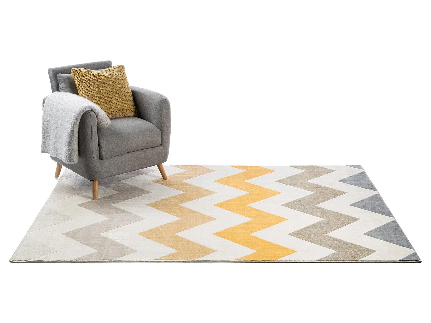 Tapis Dessert Jaune 120x170 cm