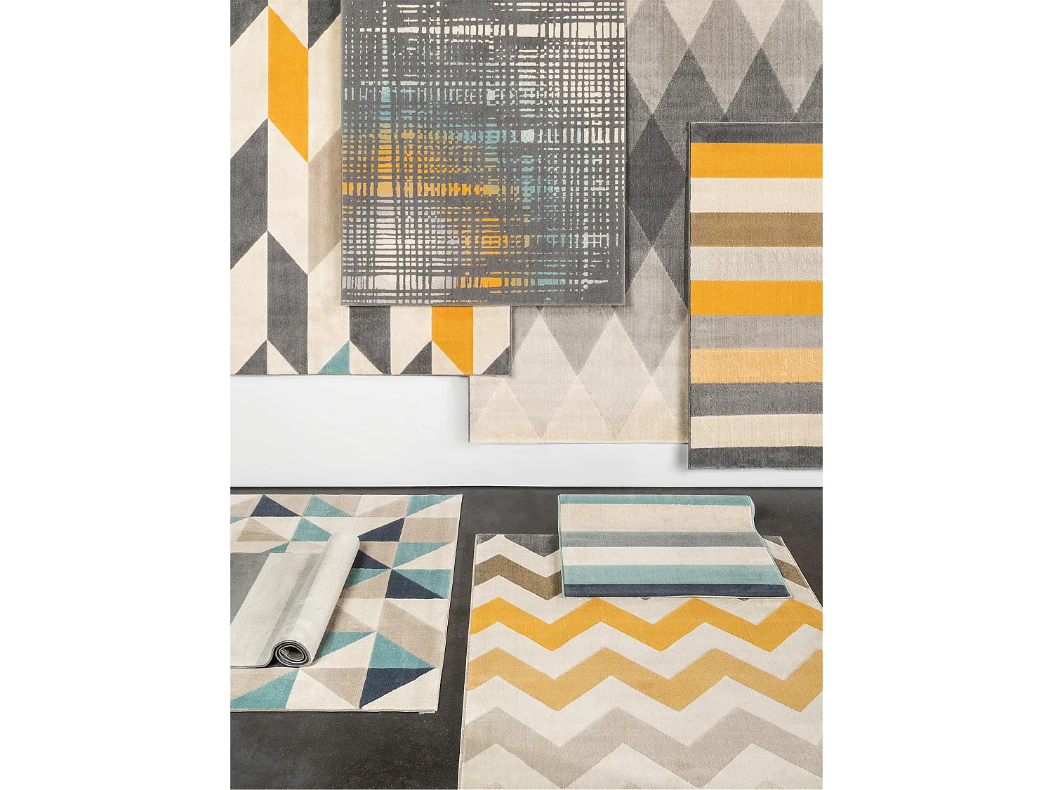 Tapis Dessert Jaune 120x170 cm