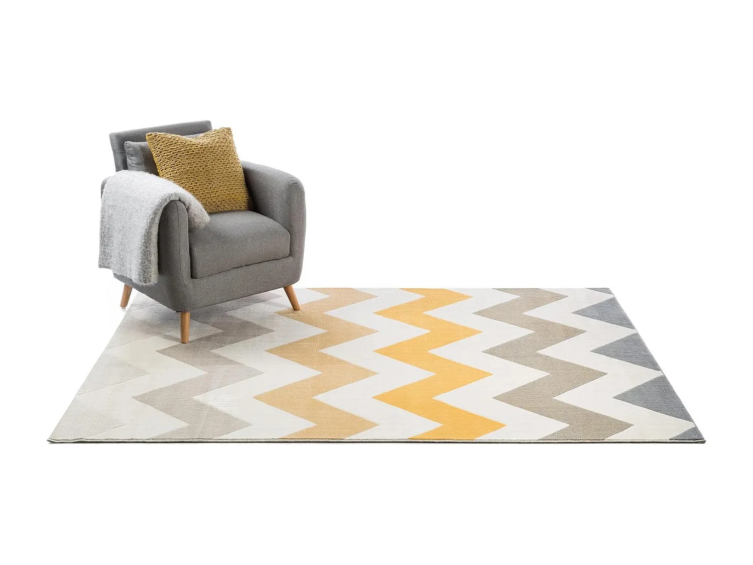 Tapis Dessert Jaune 120x170 cm