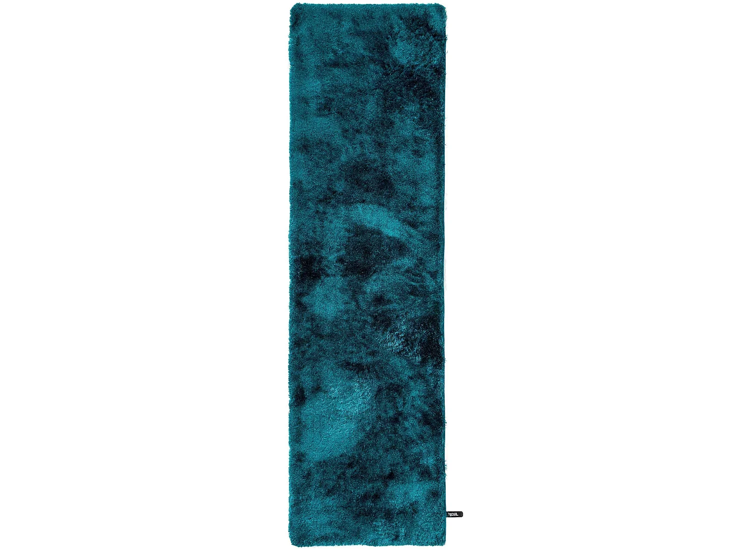 Tapis à poils longs Whisper Turquoise 80x300 cm