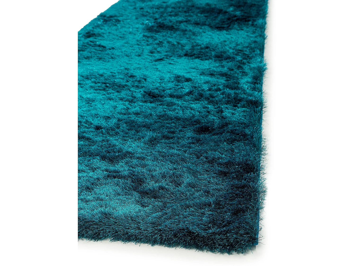 Tapis à poils longs Whisper Turquoise 80x300 cm
