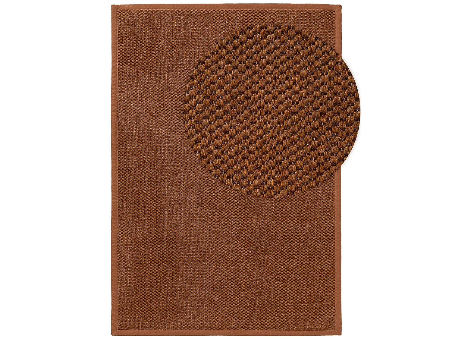 Tapis sisal Greta Marron clair 80x150 cm