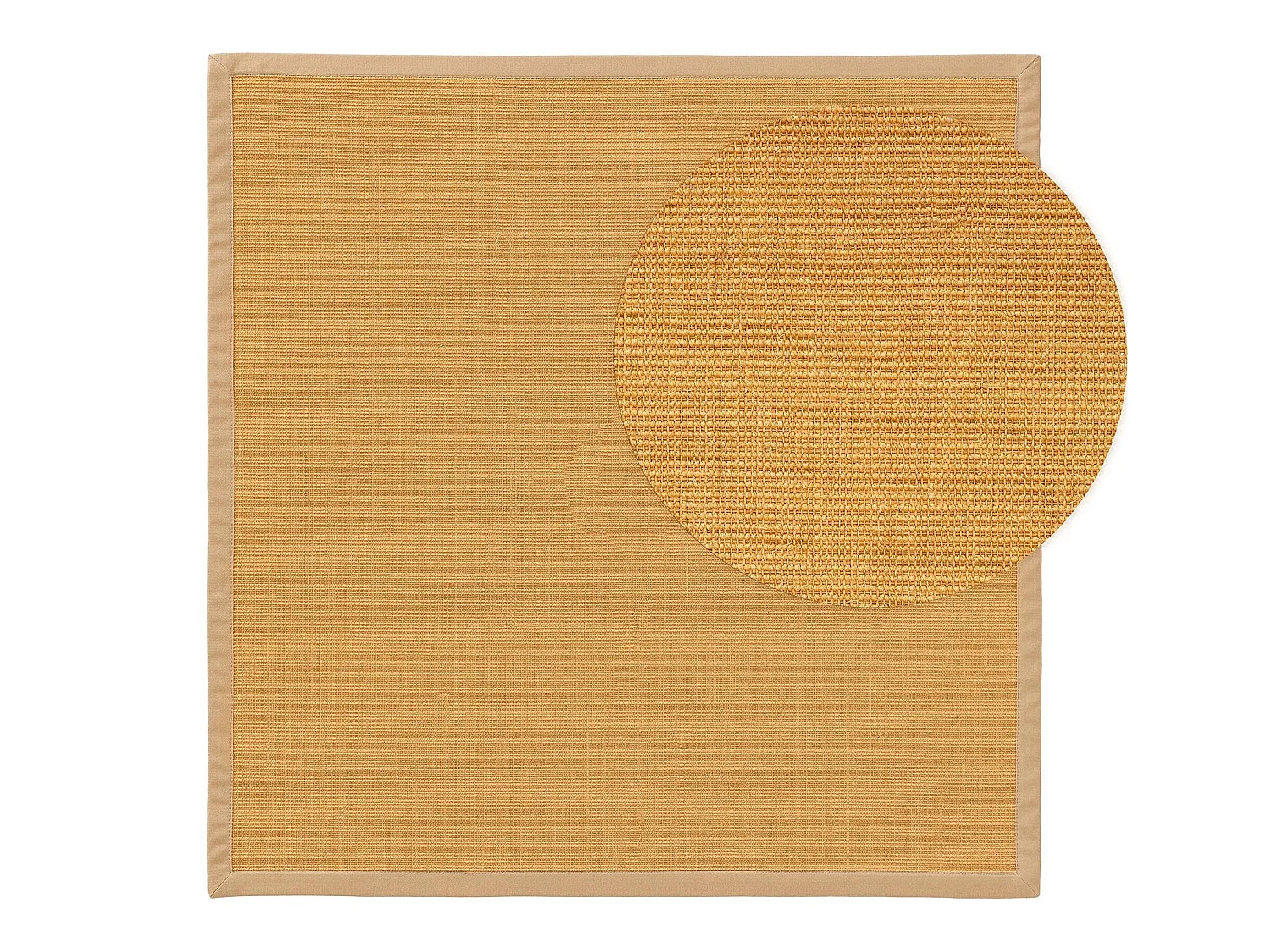 Tapis sisal Sana Beige 150x150 cm