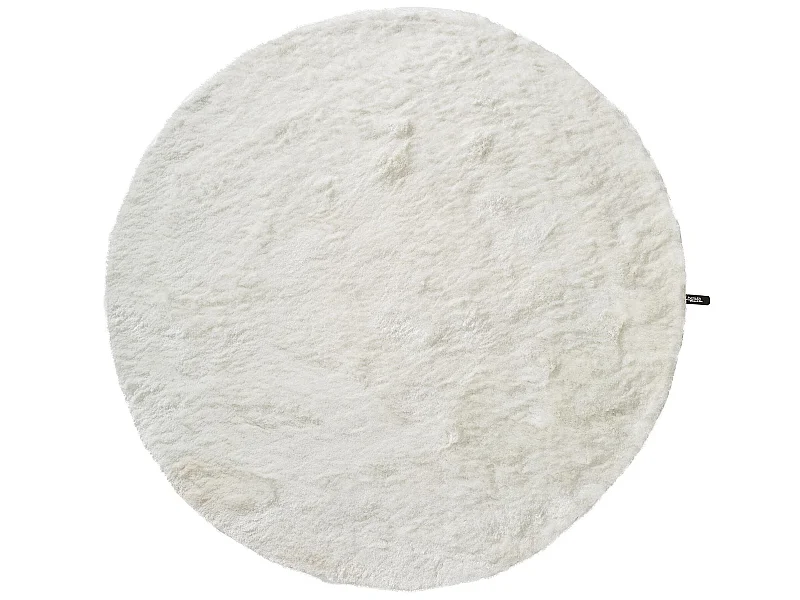 Tapis à poils longs Whisper Blanc ø 200 cm rond