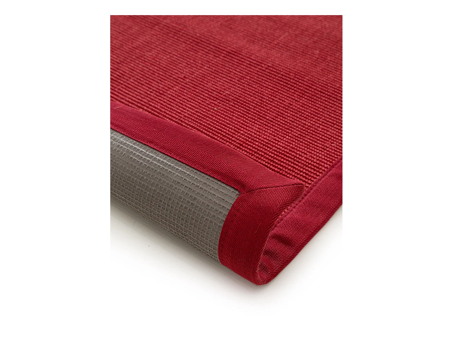 Tapis sisal Sana Rouge 200x200 cm