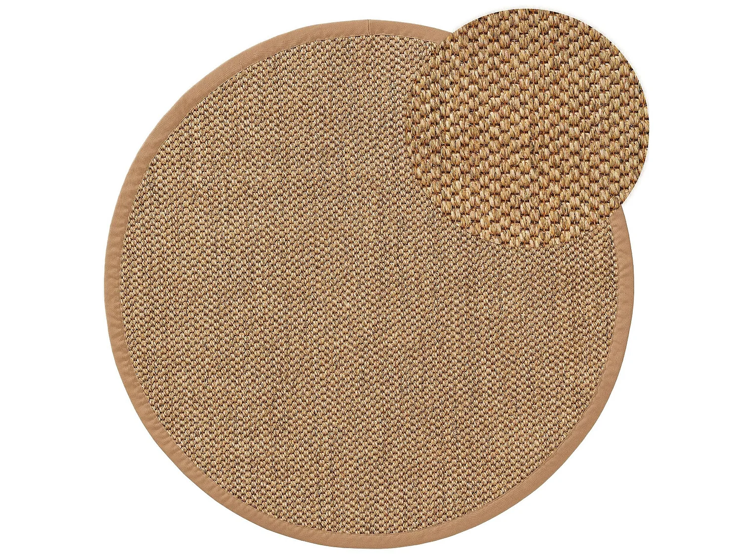 Tapis sisal Greta Crème ø 250 cm rond