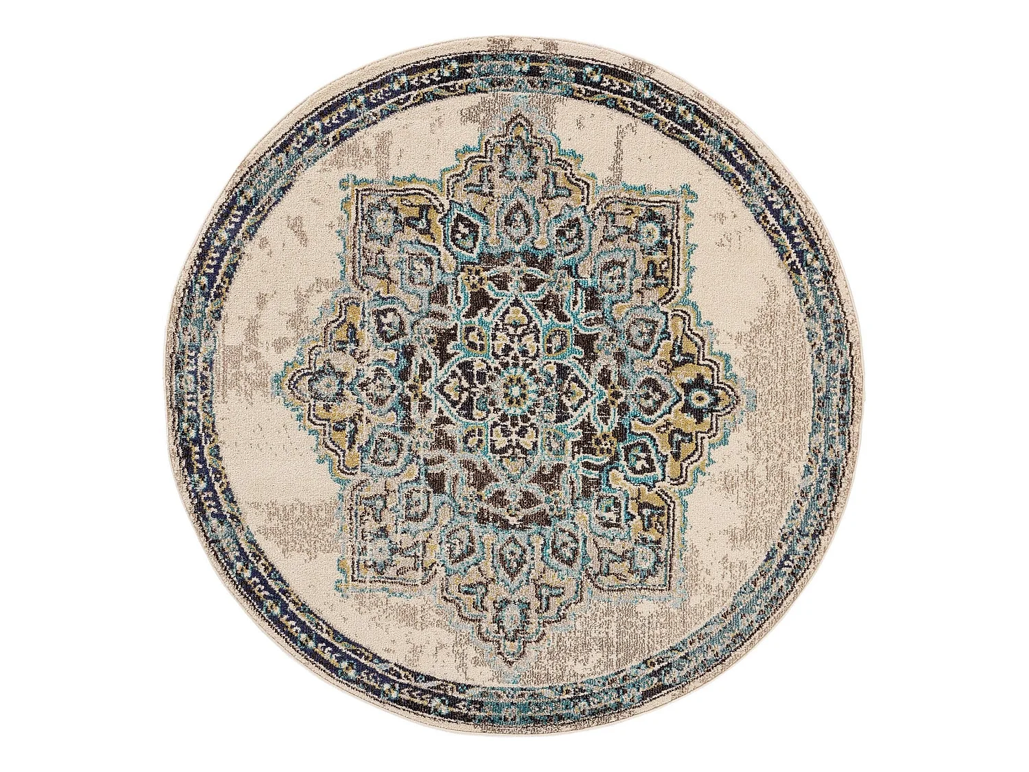 Tapis rond Casa Beige ø 120 cm rond