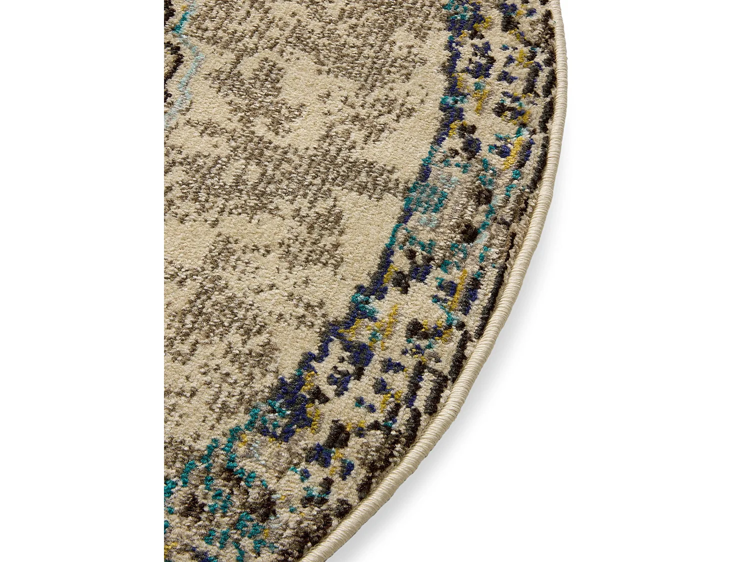 Tapis rond Casa Beige ø 120 cm rond