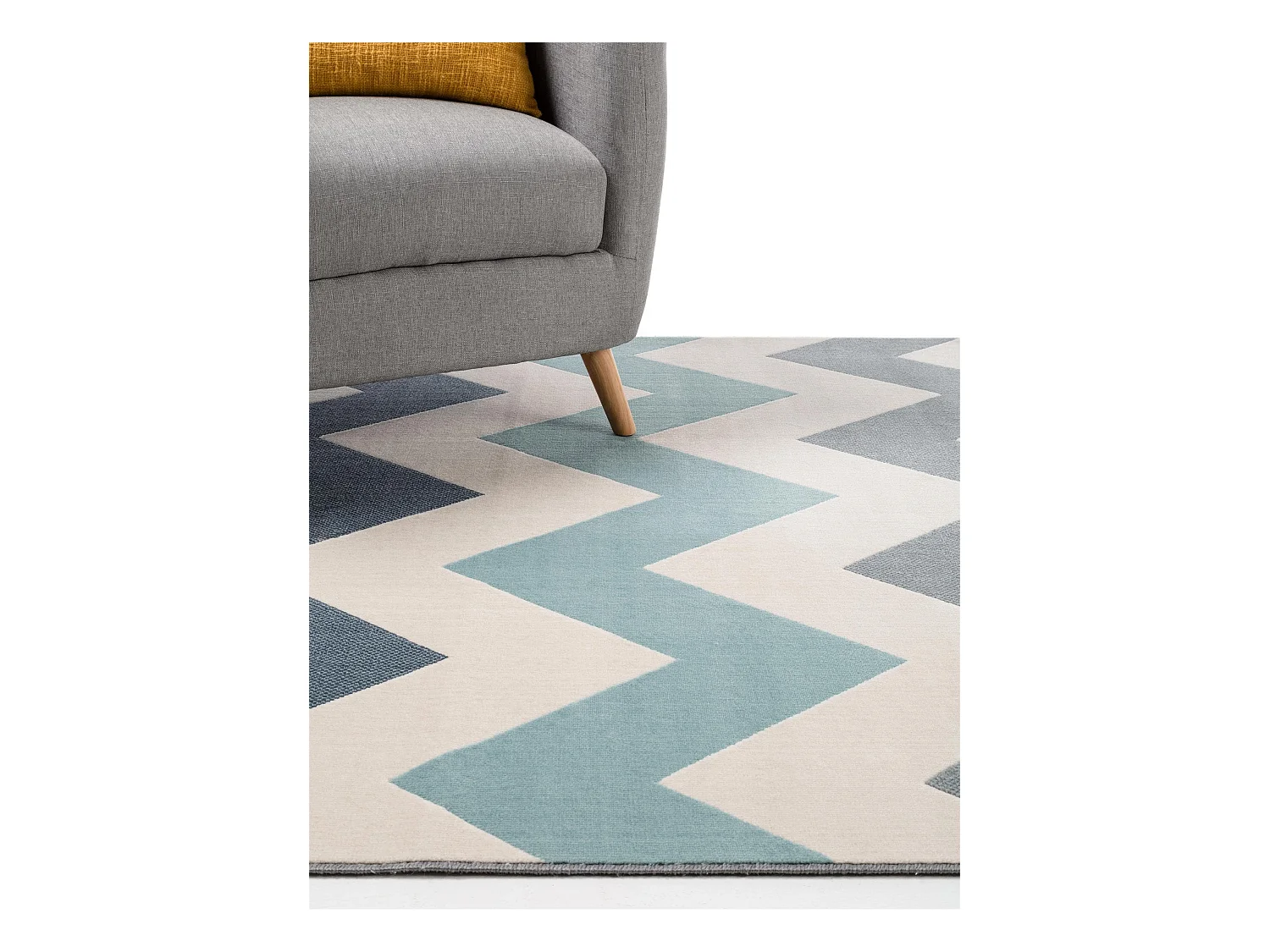 Tapis Dessert Bleu 120x170 cm