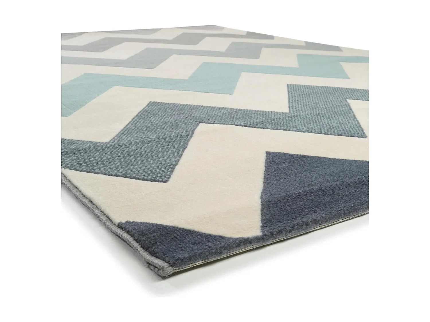 Tapis Dessert Bleu 120x170 cm