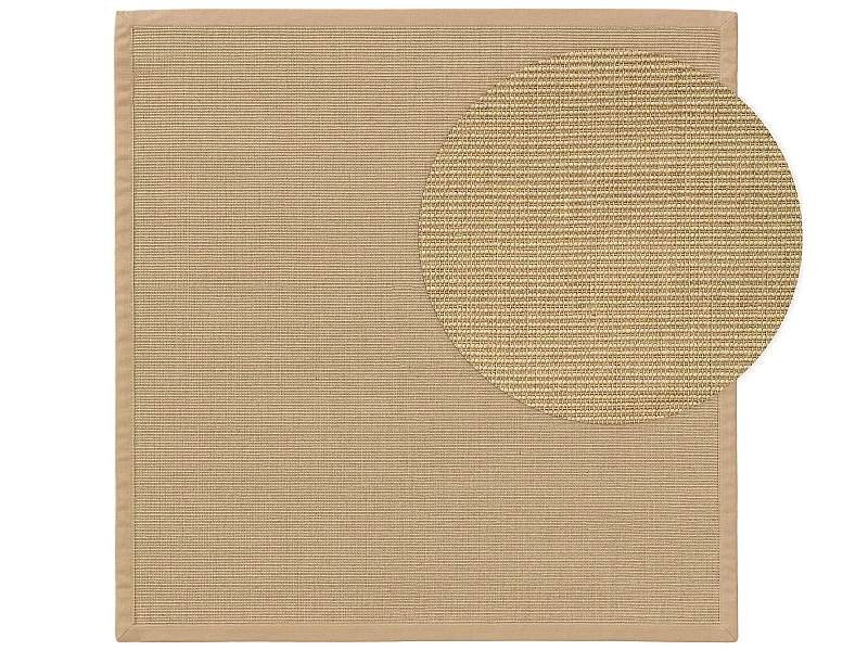 Tapis sisal Sana Crème 150x150 cm