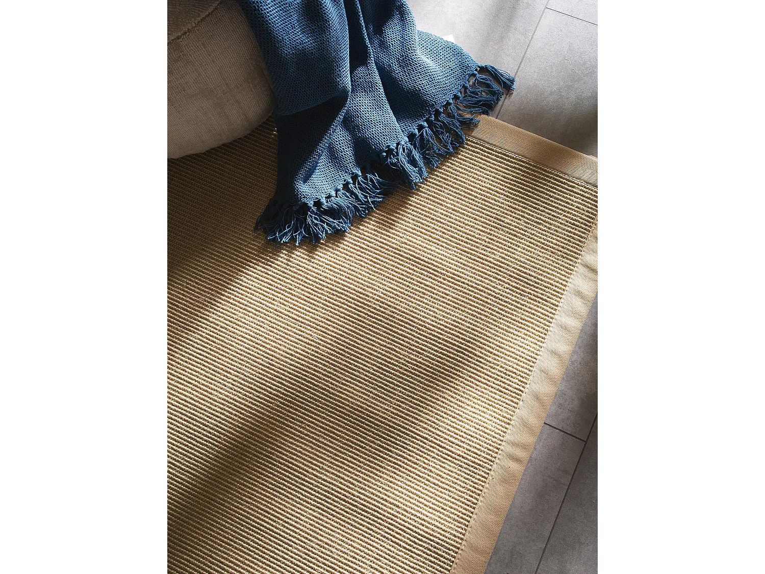 Tapis sisal Sana Crème 150x150 cm