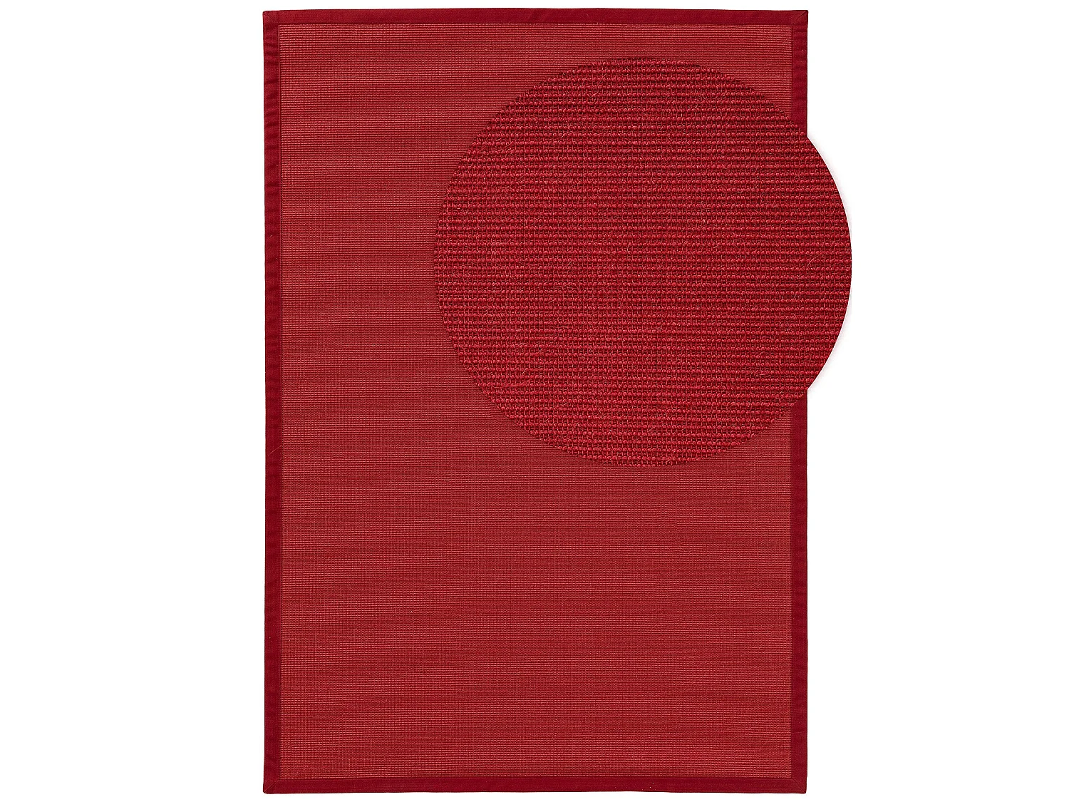Tapis sisal Sana Rouge 200x300 cm