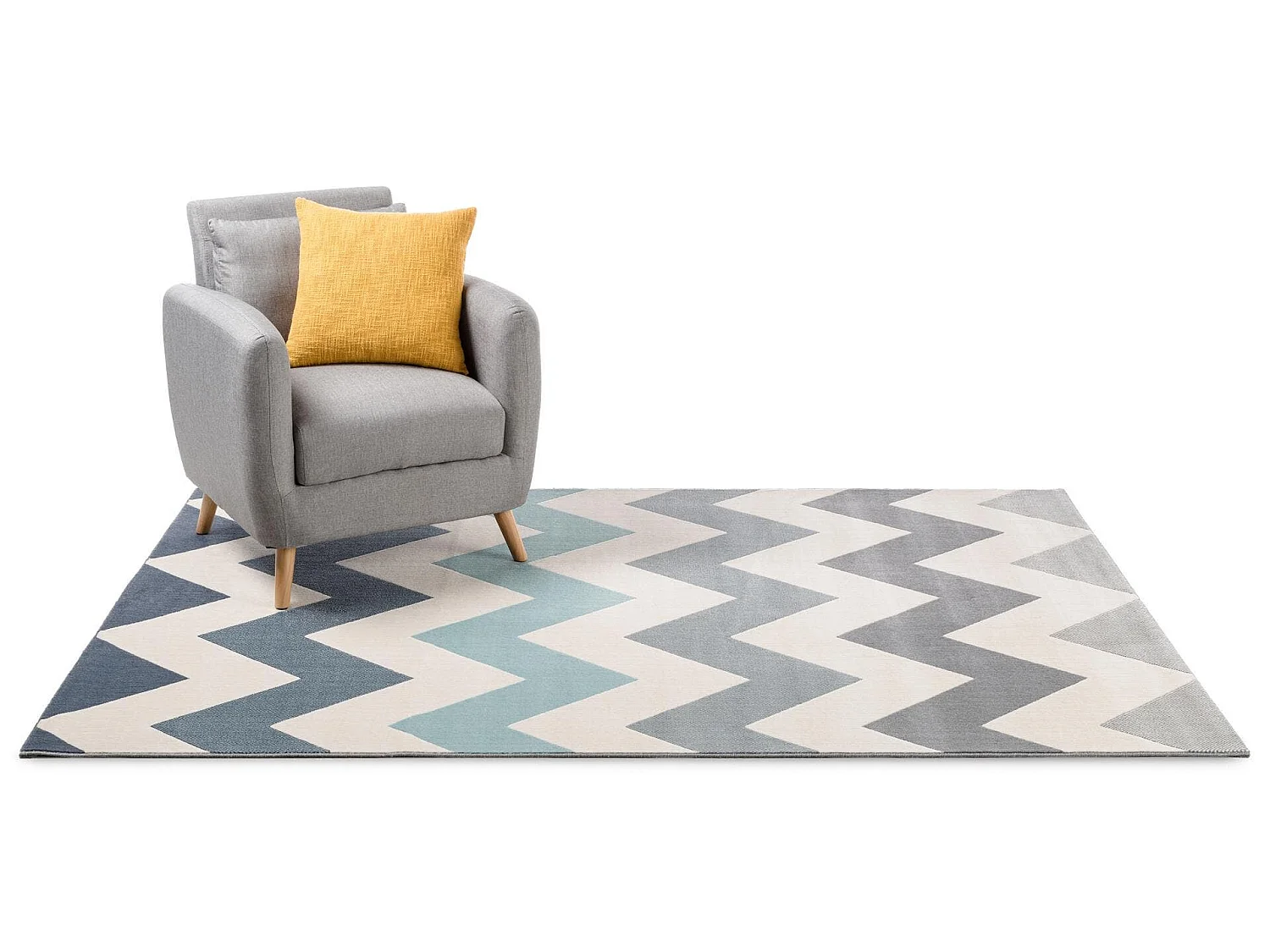 Tapis Dessert Bleu 140x200 cm