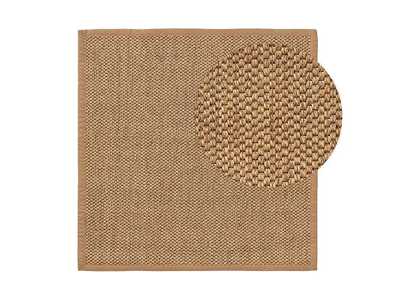 Tapis sisal Greta Crème 200x200 cm